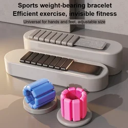 Invisible Weight-Bearing Bracelet, Wearable Wrist and Ankle Weights, Adjustable Wrist Weight Training Silicone Bangle