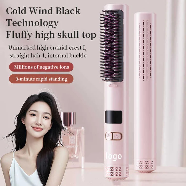 

Многофункциональная электрическая расческа с ЖК-дисплеем, горячая расческа с отрицательными ионами, электрическая щетка для выпрямления волос