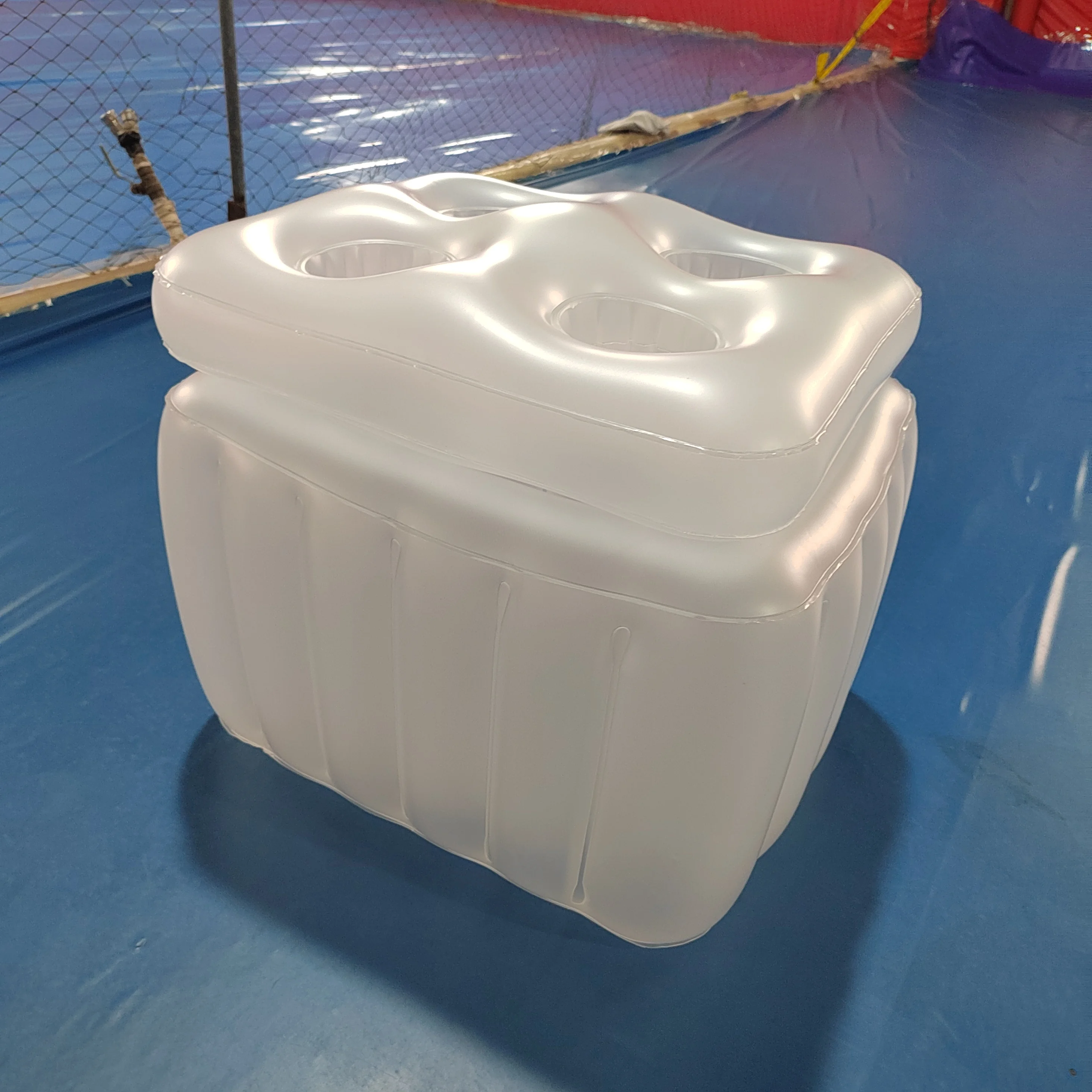 PVC Inflatable Float Cooler Inflatable Pool Ice Bucket for Beer Salad