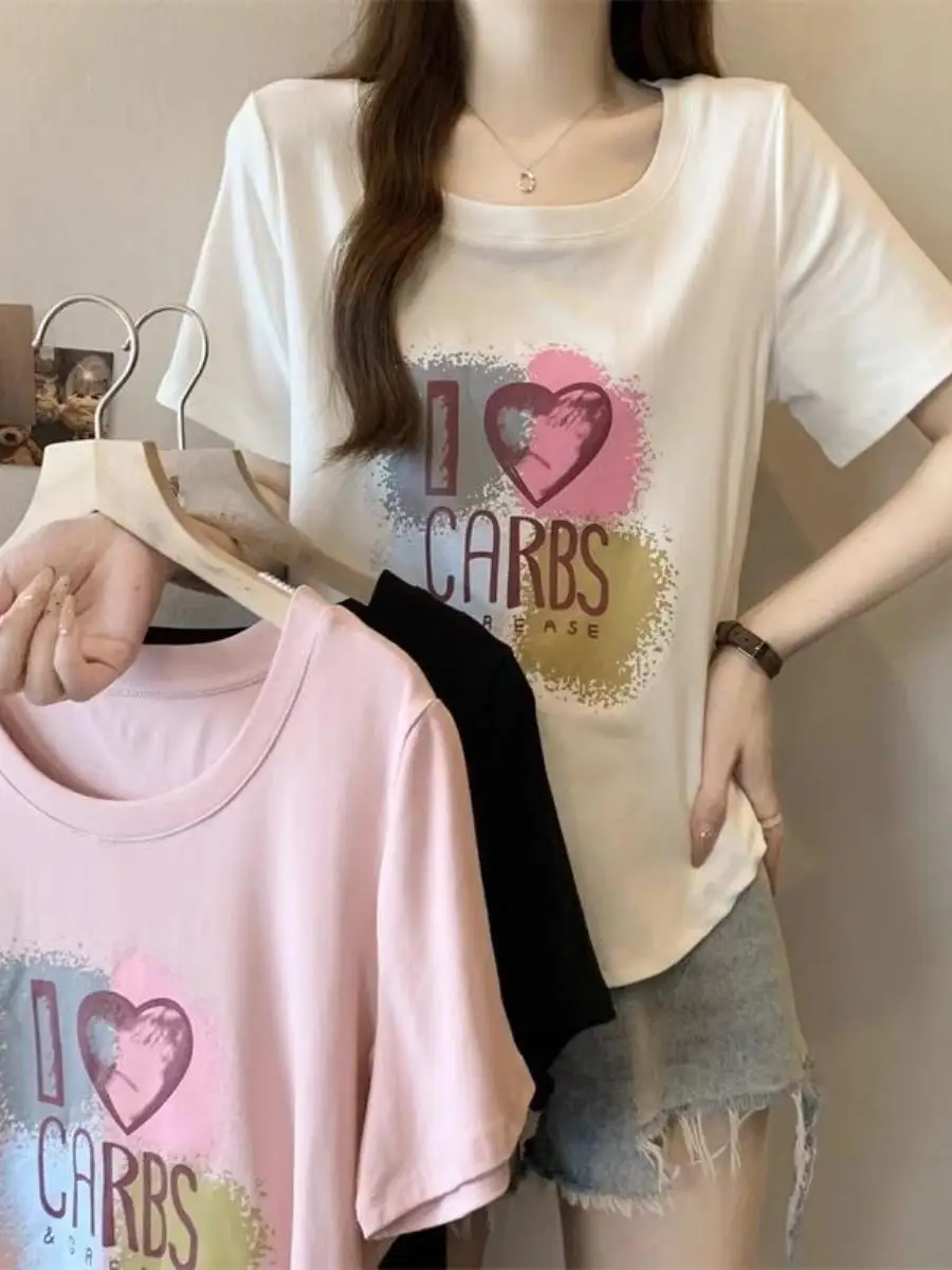 camiseta-feminina-plus-size-de-seda-gelada-manga-curta-verao-2025-nova-solta-estampada-com-bolso-e-design-de-lenco-estilo-exe