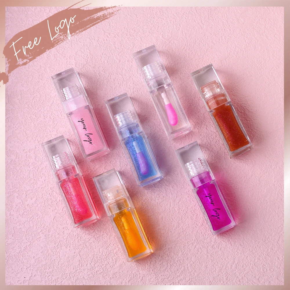 

Plump Lip Oil Custom Logo Lip Care Oil Plumping Lip Gloss Non-Sticky Formula Moisturizing Lipstick Hydrating Polished Nourishing