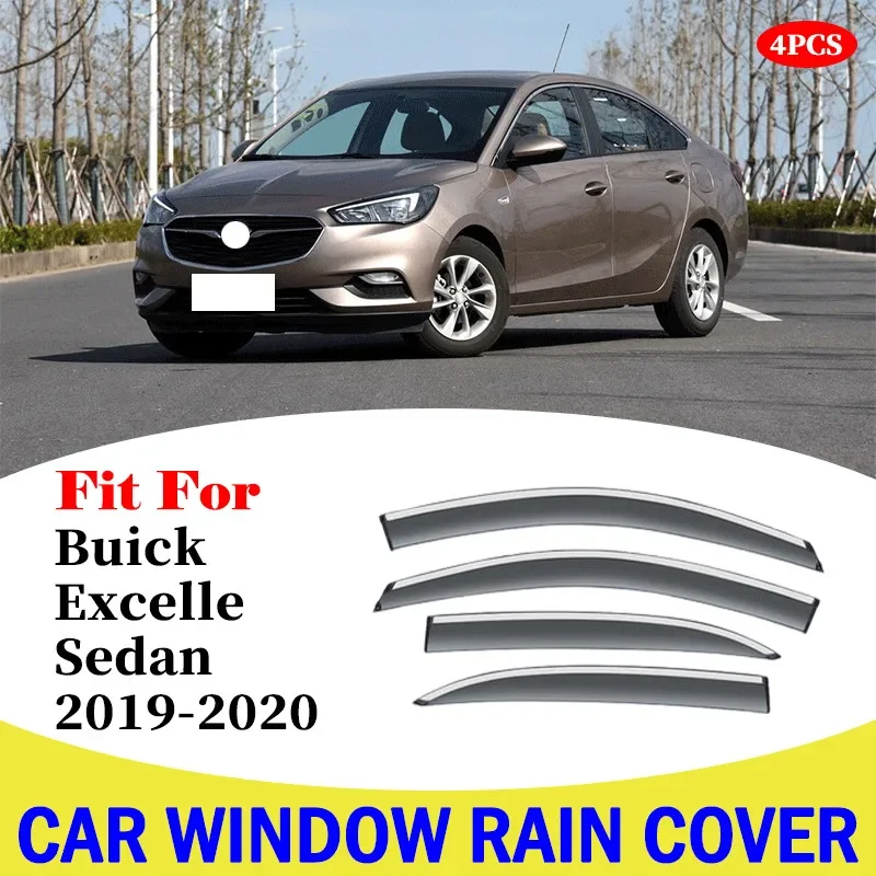 

Car Cover Window Visor Sun Rain Wind Deflector Awning For Buick Excelle Sedan 2019-2020 Accessories parts Window Rain Cover