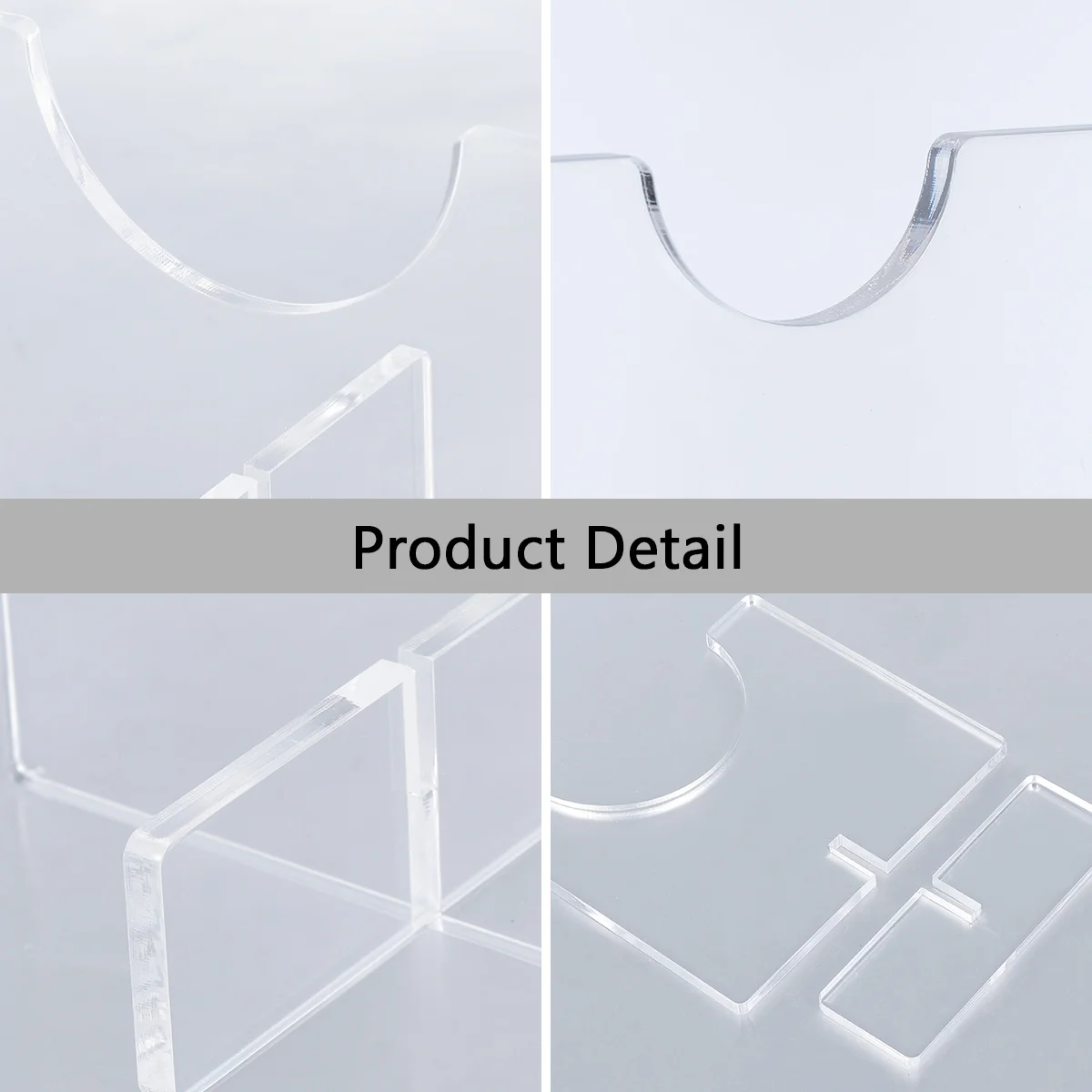 2 Pcs Desktop Baseball Stand Wall Mounted Clothes Rack Cards Acrylic Bat Display Holder