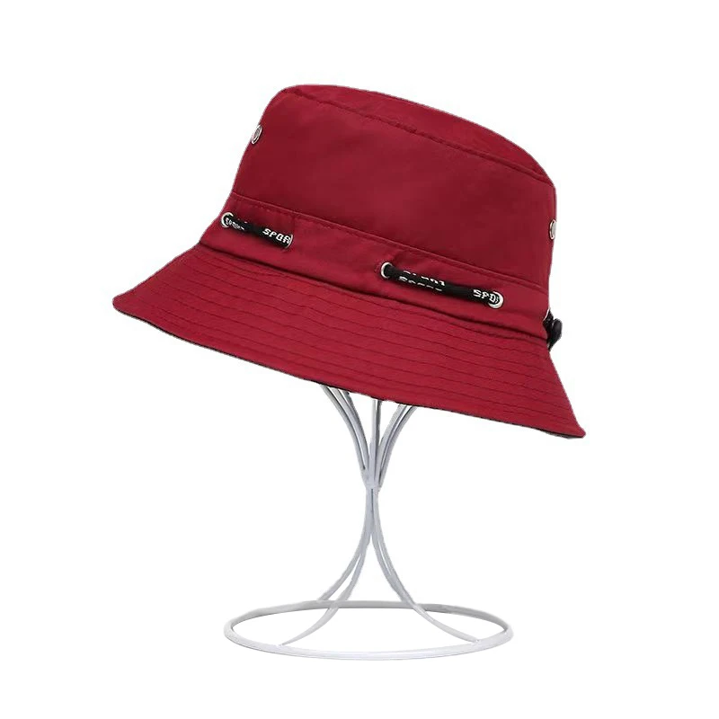 Summer Bucket Hat Foldable Bucket Hat Hip Hop Women Outdoor Sunscreen Hat Pure Color Fishing Hunting Cap Beach Cap