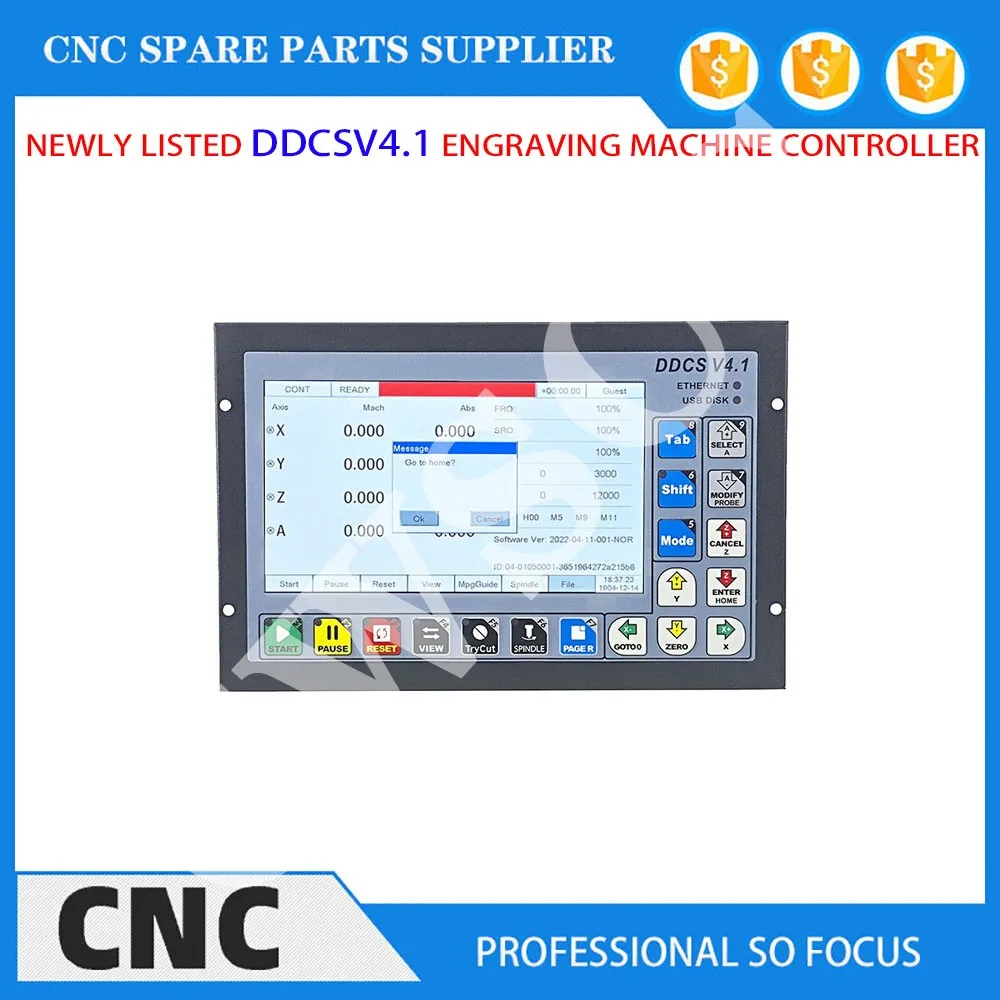 CNC Kit 3/4 AxisDDCSV4.1 Controller Supports CNC equipment such as engraving, milling, drilling, tapping, etc. good quality MPG