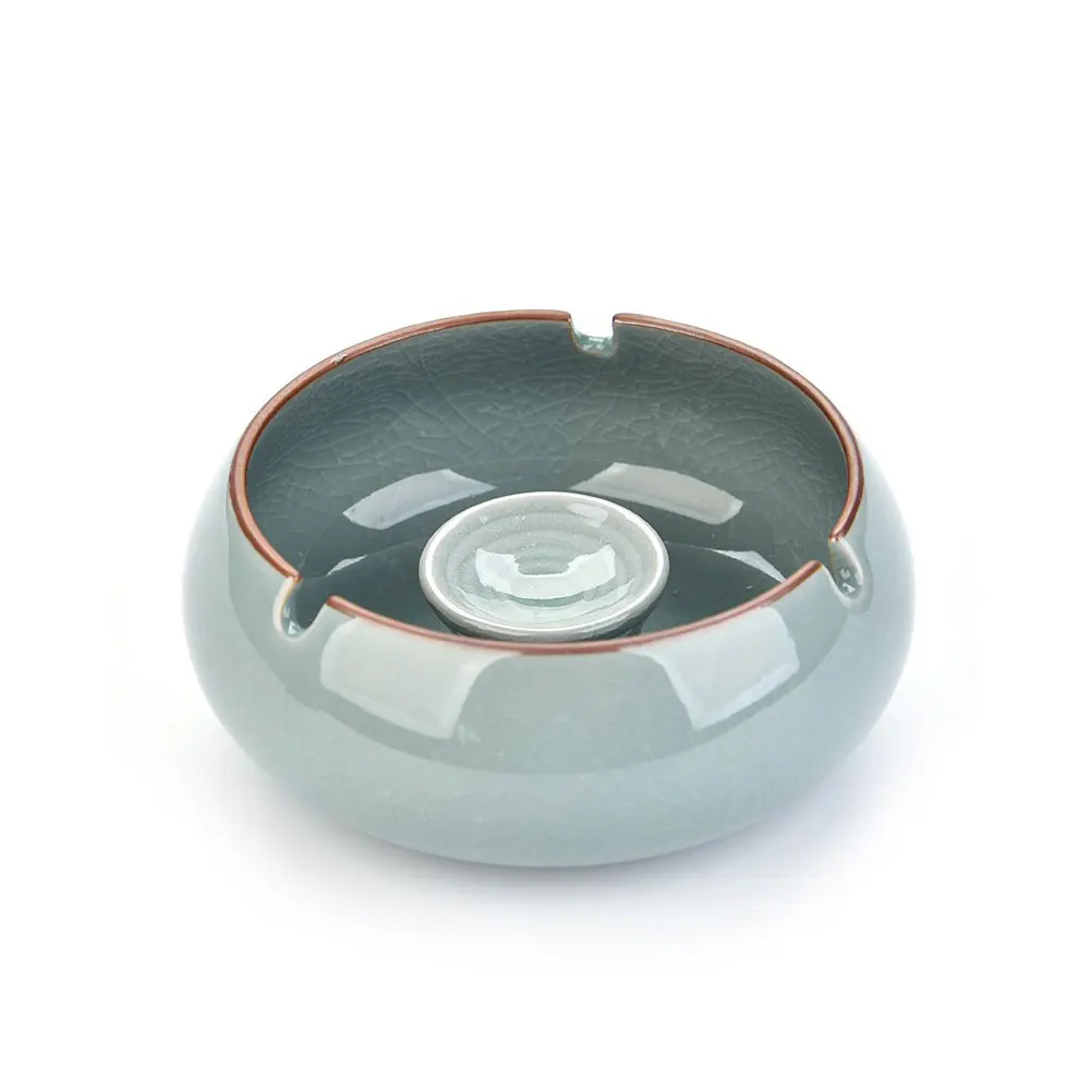 

Cigarette Ash Holder Simple Tray Ceramic Ashtray Home Office for Premium Material