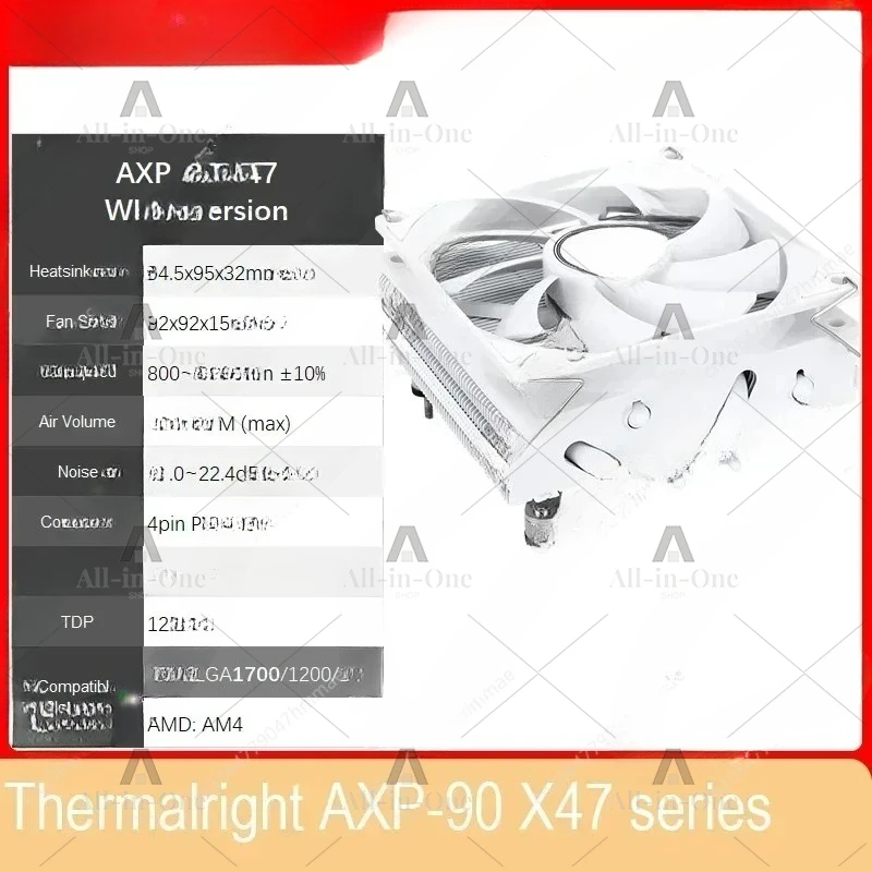 AXP-90 X47 Full Copper Low Profile 47mm Cooler For AM4 Cooling 1200 115x AXP90 Super Slim