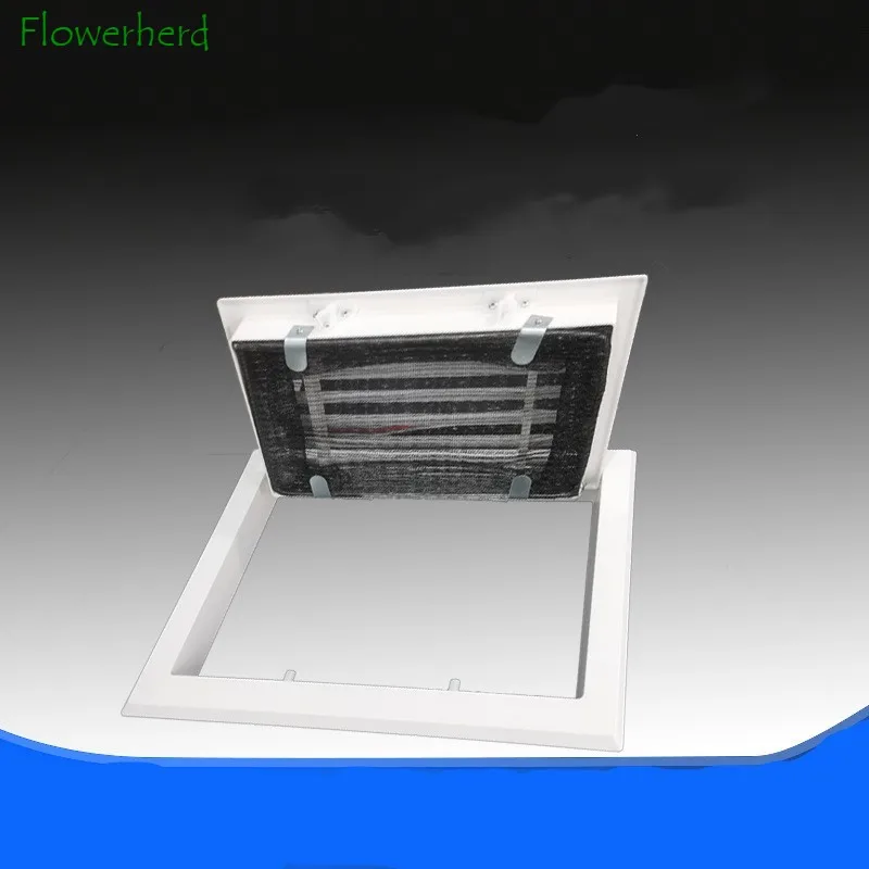 ABS Single-layer Air Vent Cover with Built-in Pest Guard Screen HVAC Vent Duct Cover Vent Cap Louver Grille Cover Soffit Vent