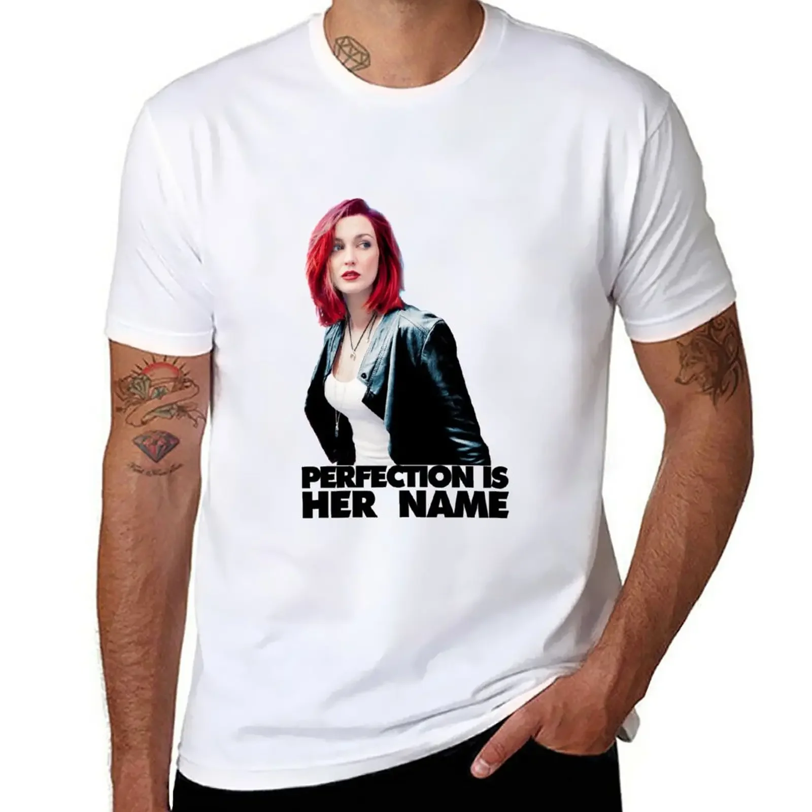 Kat Barrell - Perfection is her name T-Shirt boys whites hippie clothes sweat shirts, men