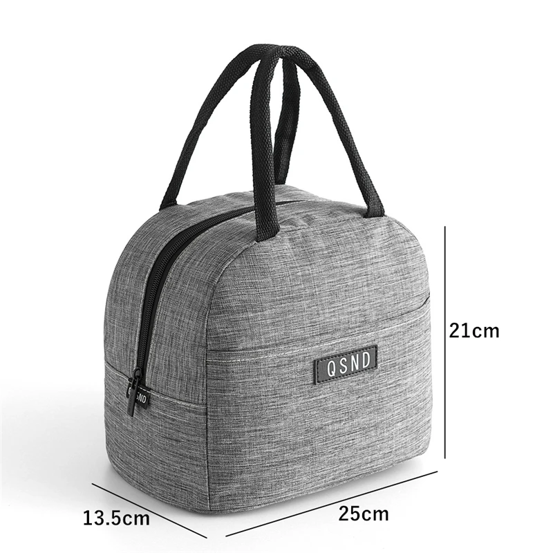 Sac à lunch isotherme en aluminium, sac isotherme portable, barbecue Oxford, bento épaissi pour étudiant, pique-nique scolaire