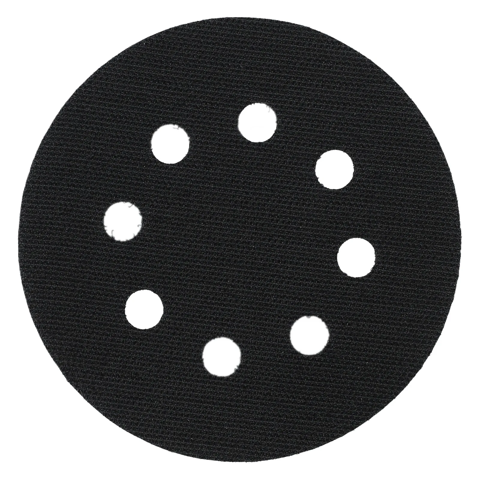 

Flocking Black Interface Pad Protection Pad Cushioning Pad For Sanding Power Tool Prevents Dust Protection 8 Holes Sanding Discs