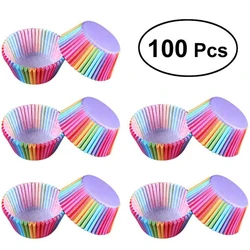 100PCS Cake Paper Cups Mini Cupcake Muffin CupCake Baking Mold Dessert Paper Cup Cake Tray Pastry Tools Supplies Cake Tools