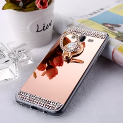 Luxury Diamond Mirror Soft Silicone Case for Samsung Galaxy S23 S24 S9 S10 S20 S21 S25 Ultra Note 20 Note10 Note9 Coque