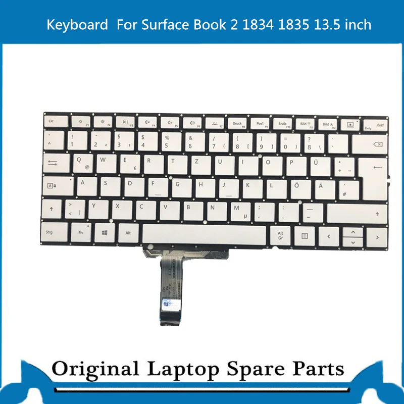 

Original For Micorsoft Surface Book 2 Keyboard 1793 1813 15Inch Germany DE