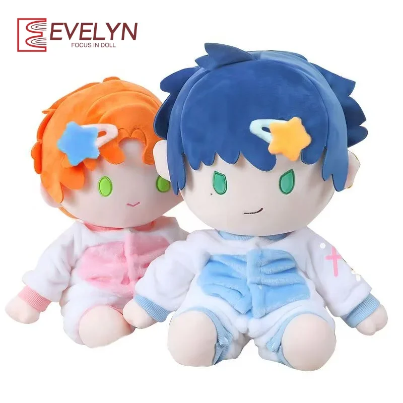 Evelyn 40CM Doll's Clothes Winter Warm Soft Plush Clothes bodysuit Jumpsuit Cute crawler Clothing For Love and Deepspace Gift