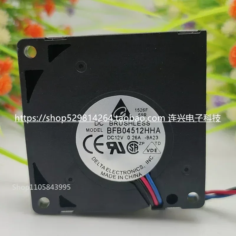 for Delta BFB04512HHA 4510 12V 0.26A 4.5CM Turbo Small Blast Cooling Fan