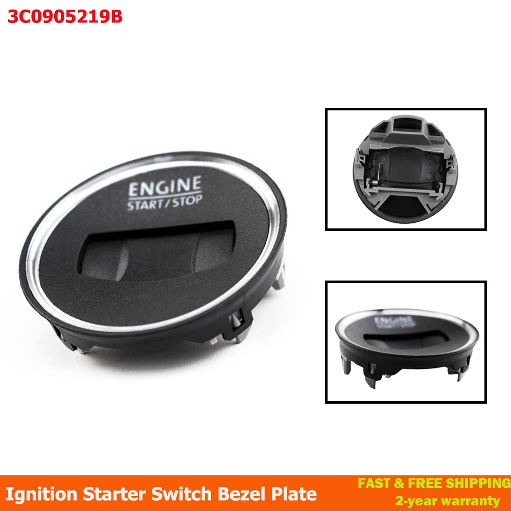 Ignition Start Switch Trim Cover For VW PASSAT 2006-2015 CC 2012-2016 PASSAT CC 2009-2012 3C0905219B 3AA 905 219