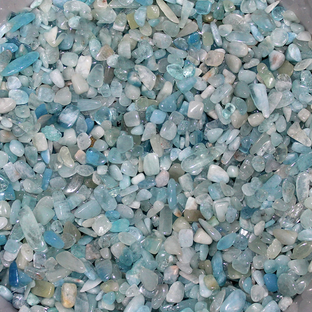 100 g/Beutel Natursteine Kies Achat Kristalle Bulk polierte Steine Felsen Edelsteine für Gartenarbeit, Topfpflanzen, Aquarium Dekor