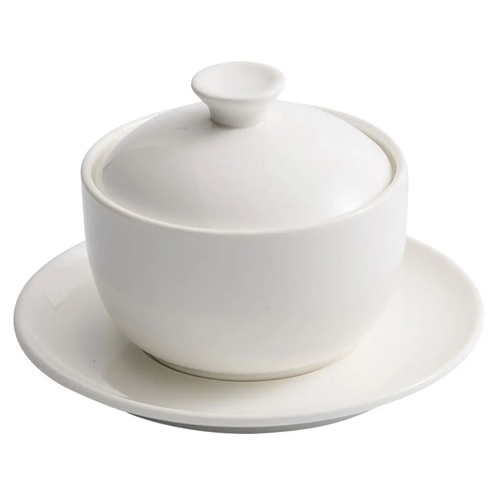 

Ceramic Stew Pot Lidded Soup Bowl Steam Cooking Pot Home Kitchen Healthy Ceramic Stewing Bowl Kitchen Tableware