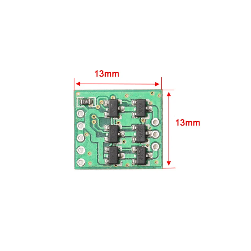 ミニスピードコントローラーモジュール,超軽量飛行機モデルrc,ブラシレス3a,1s lipo,2g-5g,ブラシレスモーター用,13x13mm, 1個