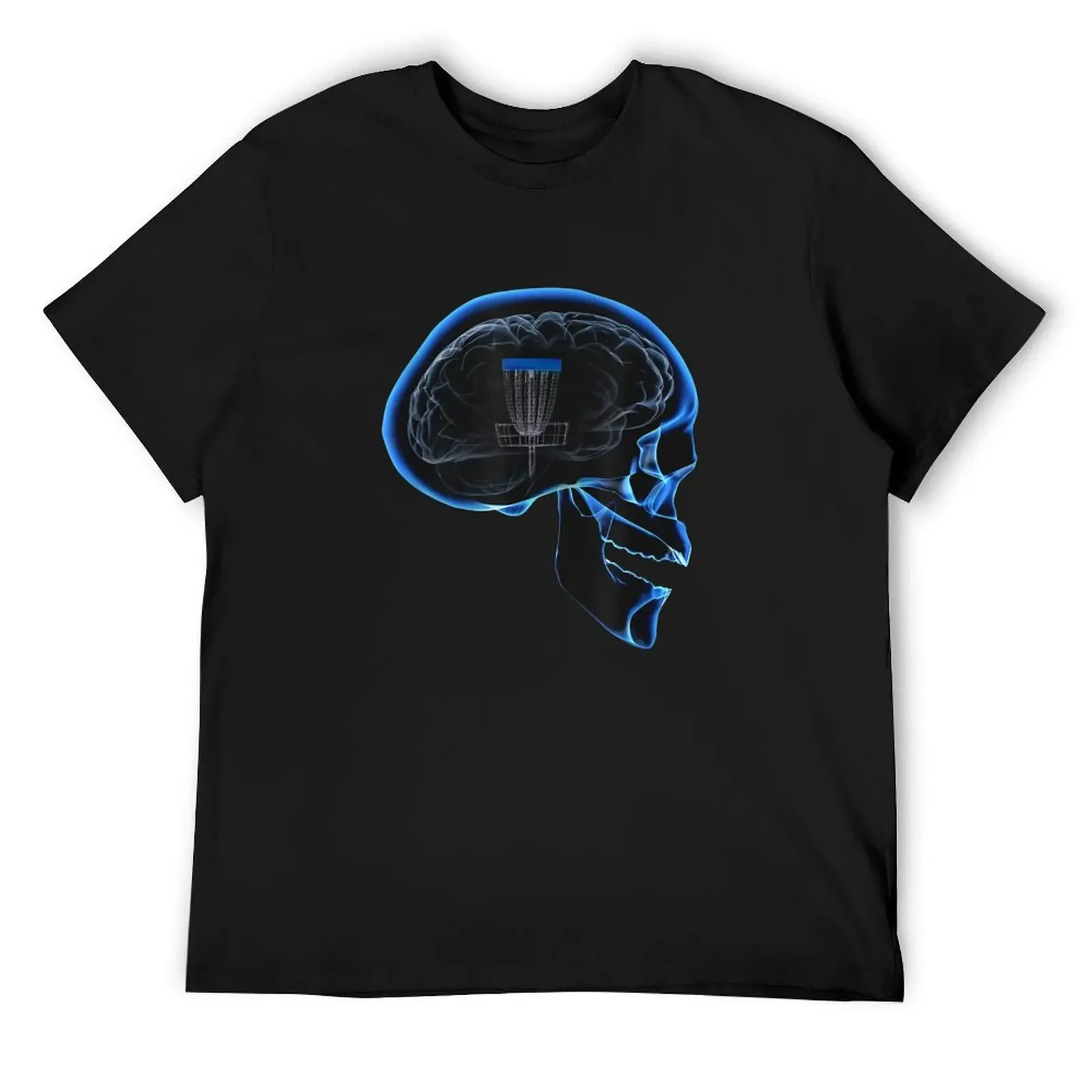 Skull XRay Disc Golf Brain, Disc Golf Design For Men Women T-Shirt customs custom shirt boys animal print Short sleeve tee men