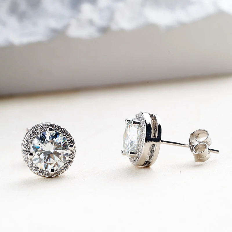 Thumbnail 3 - #29 Latest Moissanite Stud Earrings Offers