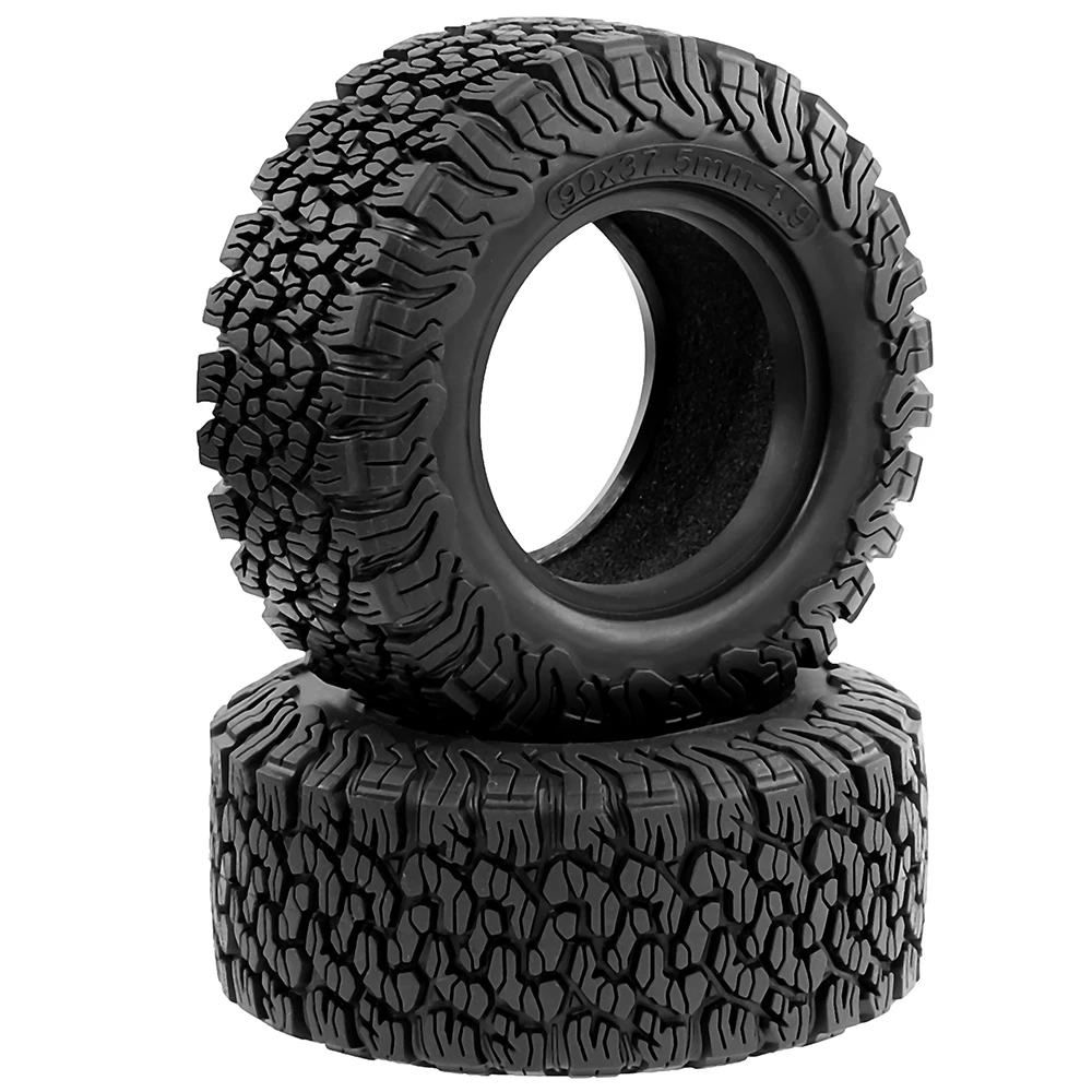 4 قطعة 1.9 بوصة 90 مللي متر الصخور الزاحف الإطارات عجلة ل 1/10 Rc الزاحف سيارة محوري Traxxas Trx4 Rc4wd D90 D110 Tf2 Rgt Yikong Mjx Rc سيارة