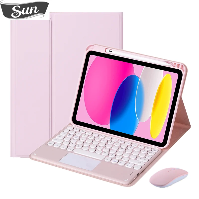 

For Huawei Matepad Pro 10.8 Case Touchpad Keyboard Case Funda for MatePad Pro 10 8 2019 2021 Cover with Pencil Holder Teclado