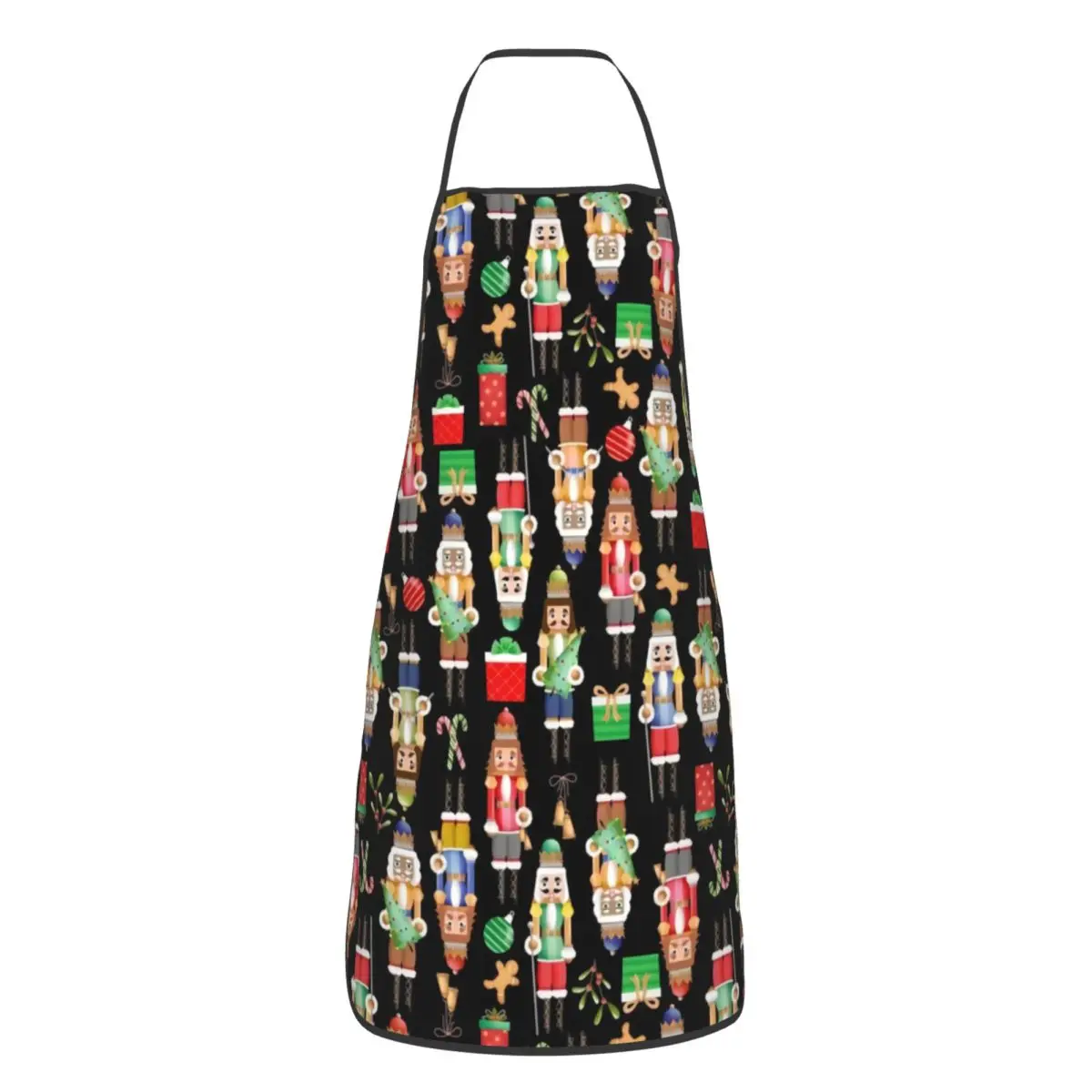 Custom Funny Nutcrackers Bib Apron Women Men Unisex Kitchen Chef Tablier Cuisine for Cooking Baking Gardening