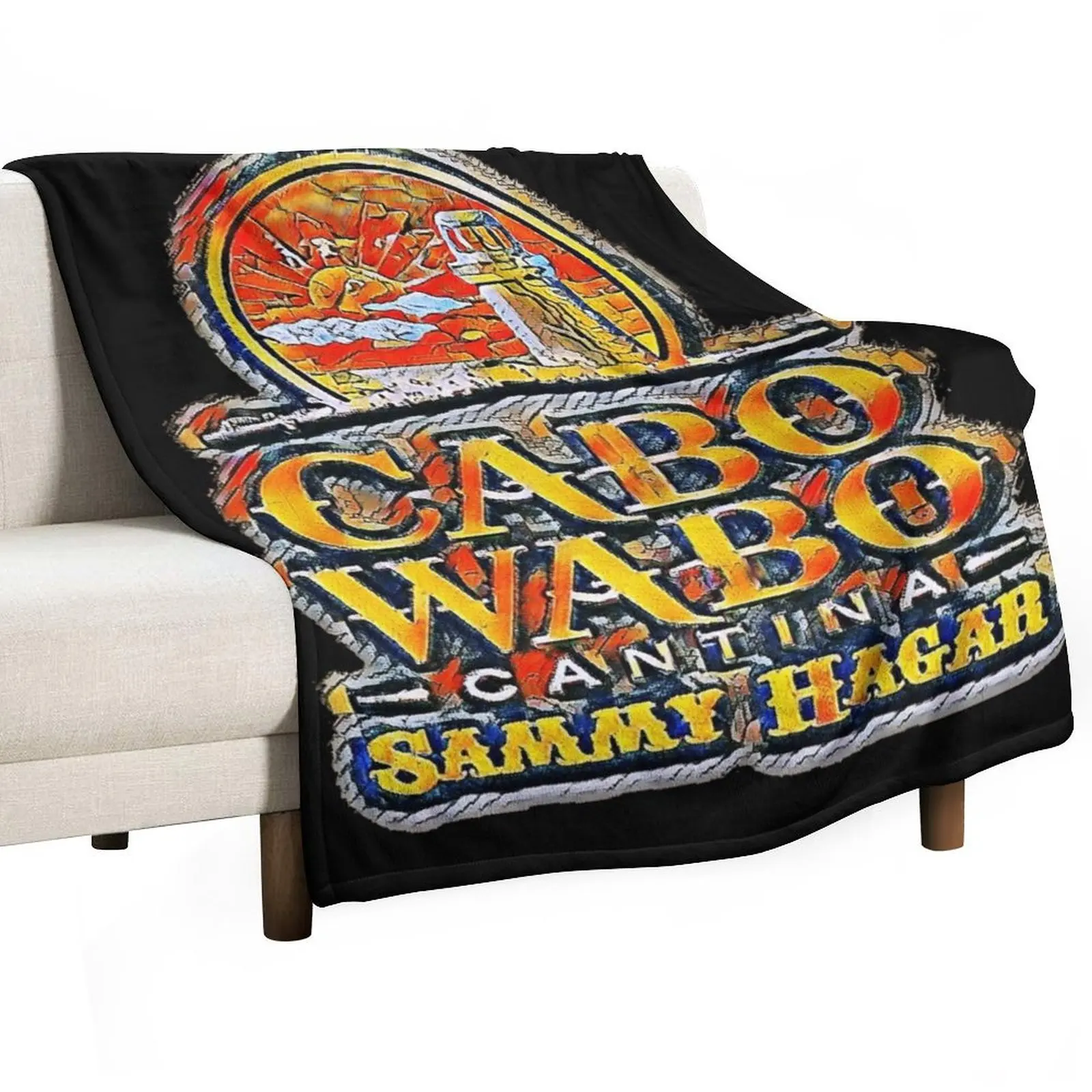 Cabo wabo cantina tequila Throw Blanket for winter Decorative Sofas Flannel Luxury Thicken Blankets