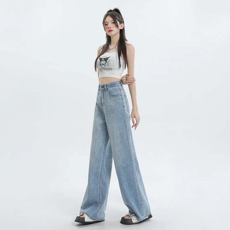 

Fashion Women' S Pants Comfortable Women's Overalls Look Thinner New Trend Jean Shorts Baggy Jeans Jeans for Woman Denim Tear
