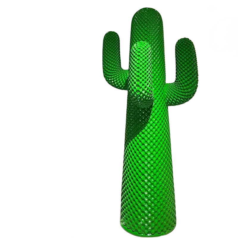 

Trendy giant cactus coat rack green floor ornament Internet celebrity home living room sculpture