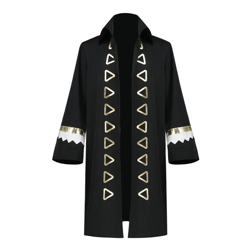 Cappotto cosplay anime per costume Rufy uomo donna mantello adulto nero anime mantello cosplay