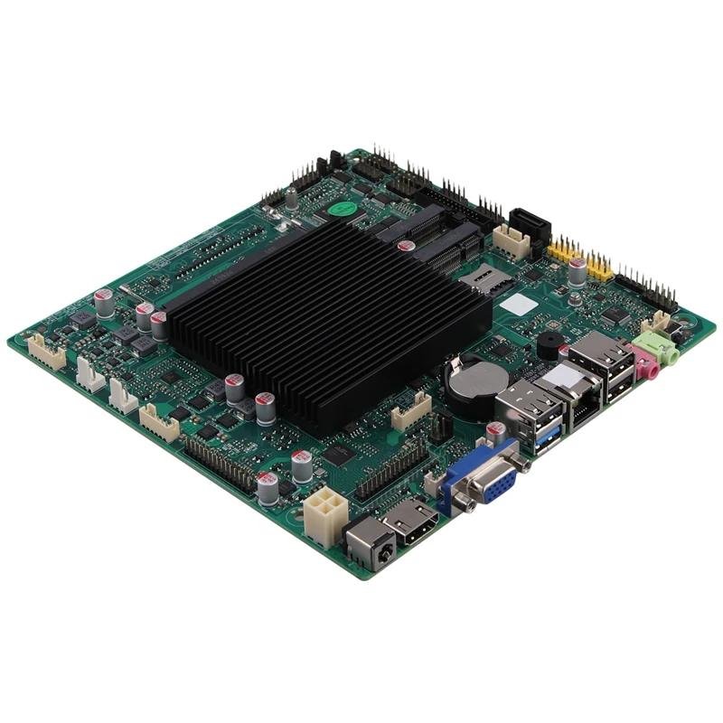 J1900 Quad Core Industrial Motherboard With Dual Gigabit Network, 6 COM Serial Ports, X86 Integrated Control Machine