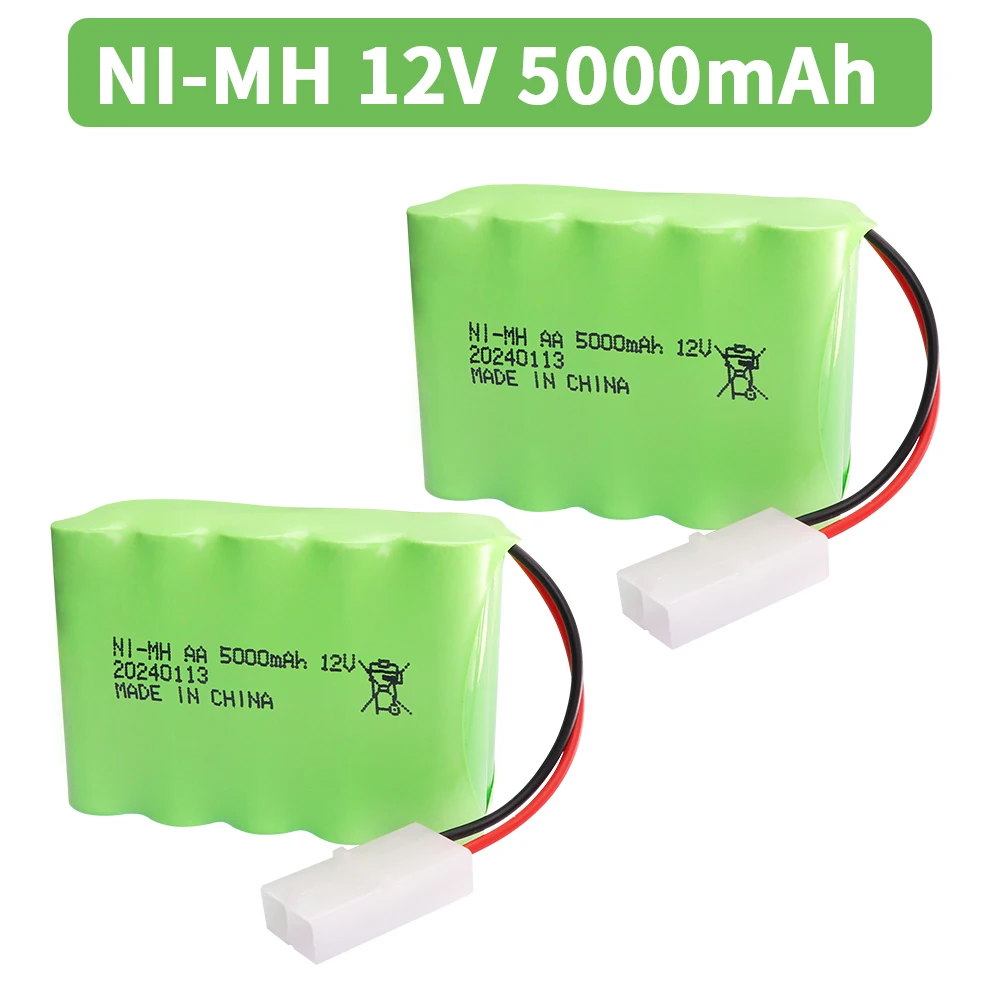 12V 5000mAh ni-mh AA batteria 12V NiMH batterie Pack batteria nimh ad alta capacità per telecomando giocattolo auto barca camion giocattoli modello