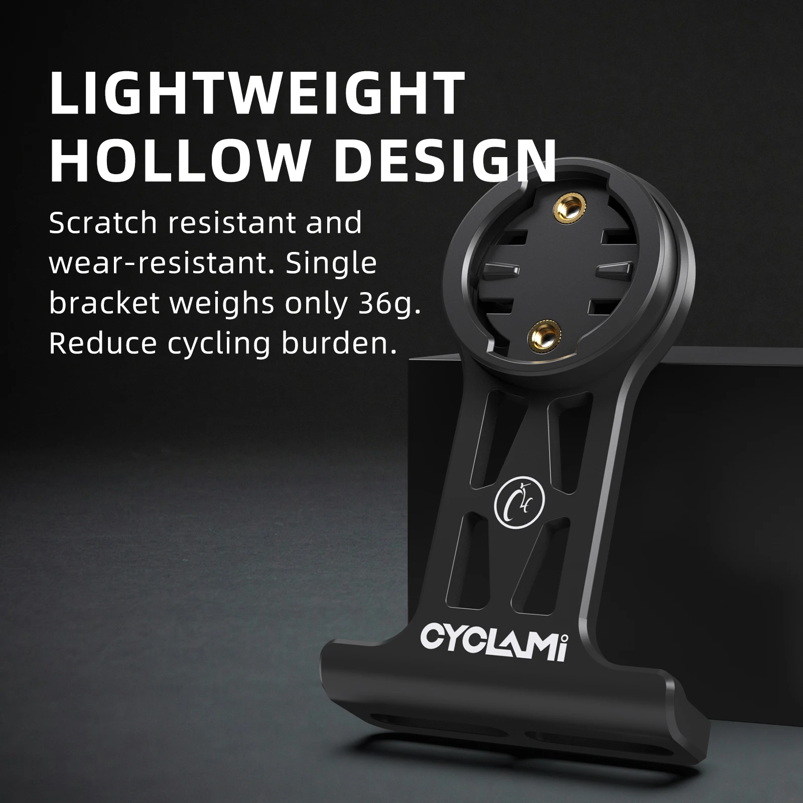 CYCLAMI Aluminium Alloy Double-sided Bike Computer Mount MTB Road GPS Headlight Holder Bracket For GARMIN XOSS IGPSPORT Bicycle