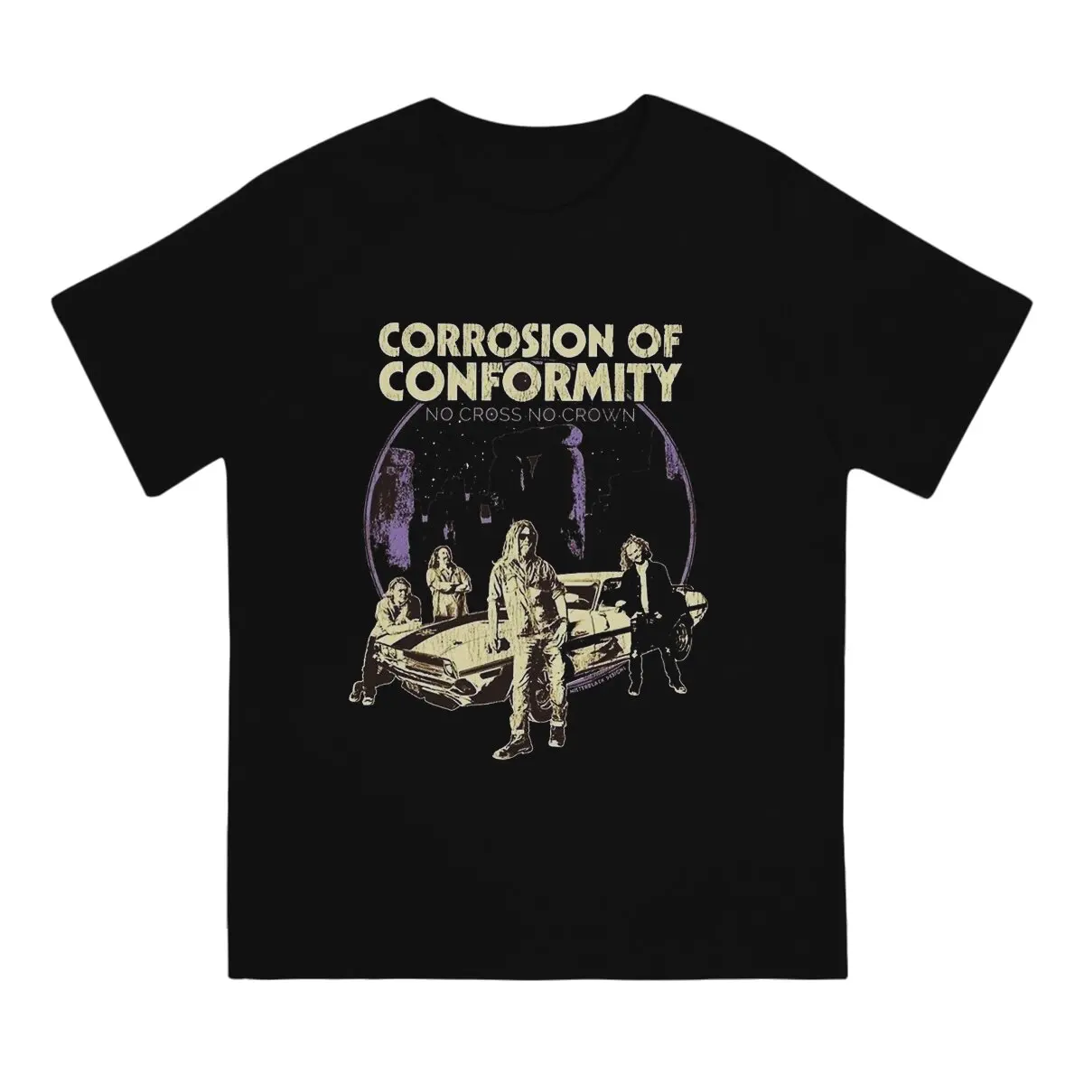 Men's Heavy Metal Band T Shirt Corrosion Of Conformity 100% Cotton Tops Amazing Short Sleeve Crewneck Tee Shirt Gift Idea TShirt