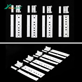1 סט למקרר שקופיות דלת רכבת ערכת מקרר דלת מדריך הזזה ארון משולב ערכת