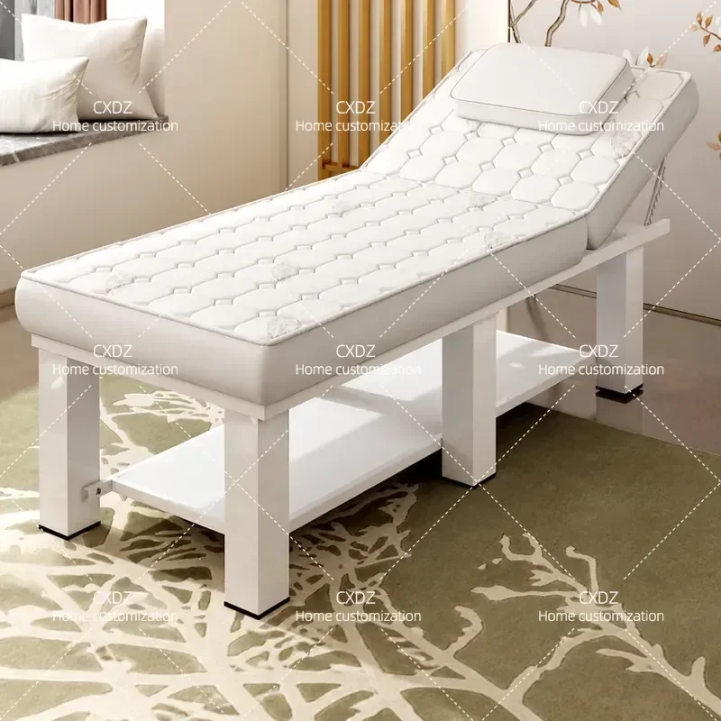 Latex Beauty Bed with Holes for Tattoo Embroidery and Physiotherapy Durable Treatment Table for Salon Use