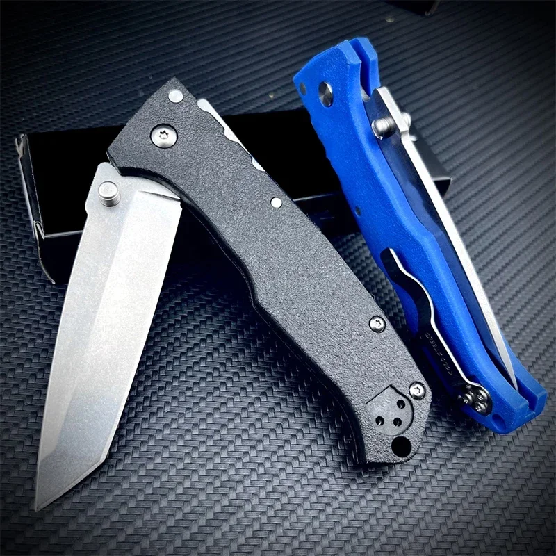 Outdoor 4416 Tactical Folding Knife D2 Tanto Blade G10 Handle Everyday Carry Hunting Survival Camping Pocket Knives EDC Tools