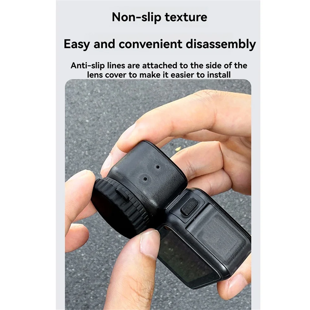 1/3 PCS Silicone Lens Caps for for DJI OSMO NANO Anti-scratch Full Case Shockproof Camera Protective Covers Camera Accessory