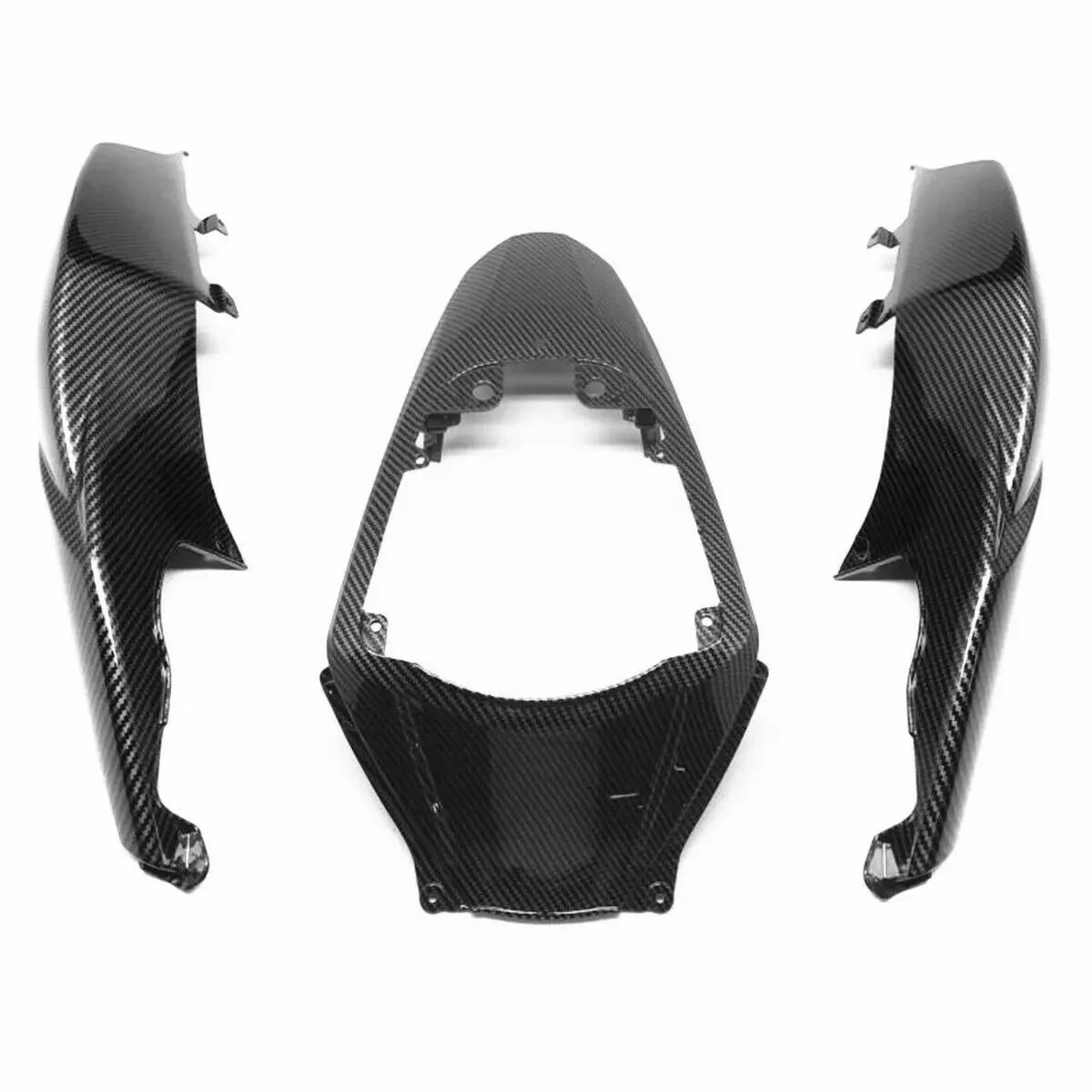 For Suzuki GSXR GSX-R 1000 2007 2008 Carbon Fiber Color Rear Side Tail Seat Cowl Fairing Set