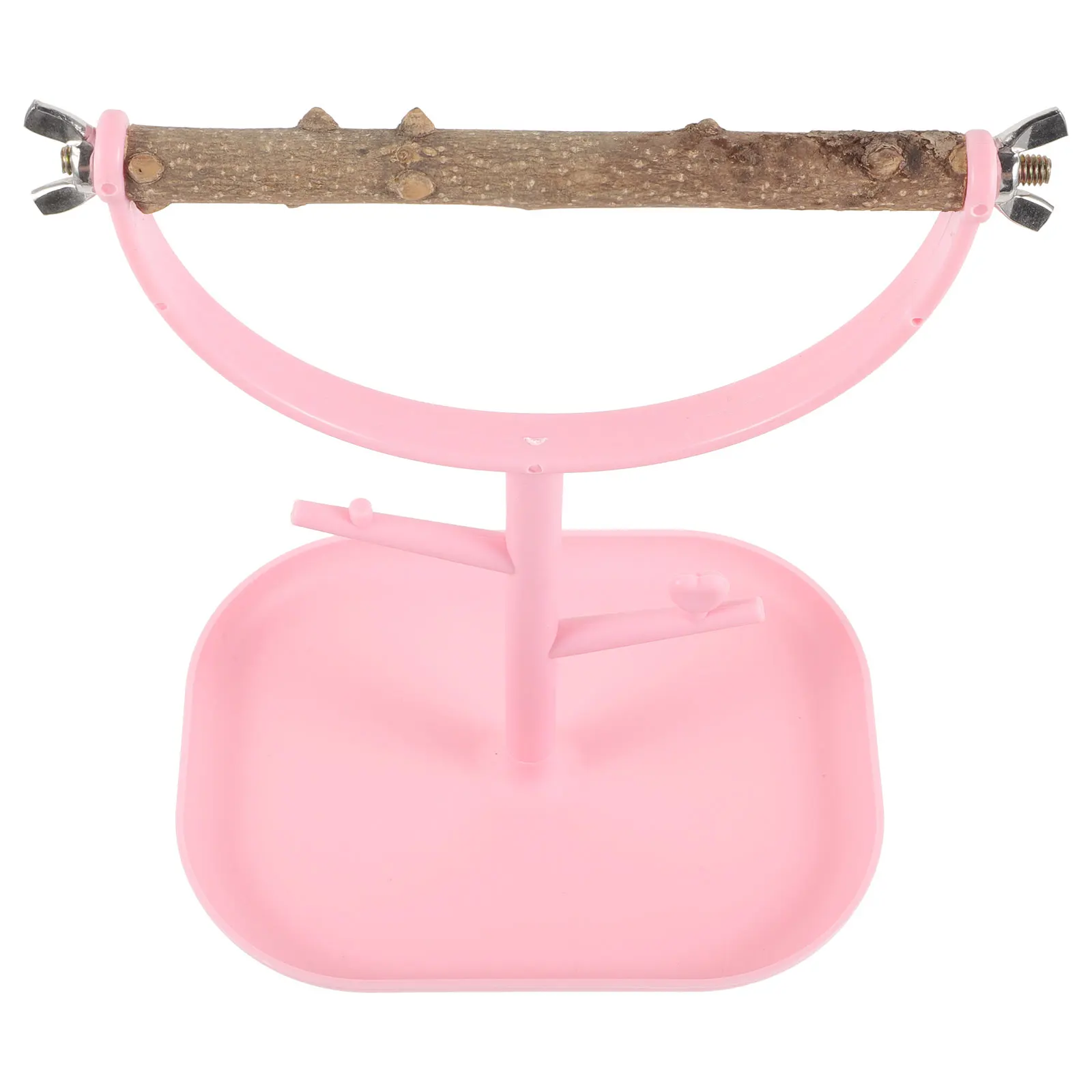 

Training St Base Tabletop Parrot Toy Indoor Perch Portable Floor St Pet Bird Play Durable Wood Plastic