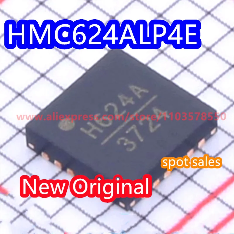 

10PCS 100% Brand new original HMC624ALP4E RF filter attenuator IC chip HMC624ALP4ETR HMC624A package QFN code H624A