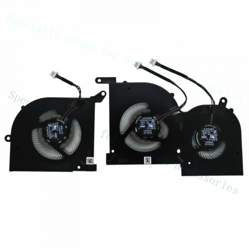 

A++ CPU+GPU Fan for MSI Stealth GS66 WS66 11UG MS-16V4 BS5005HS-U4Q BS5005HS-U3J