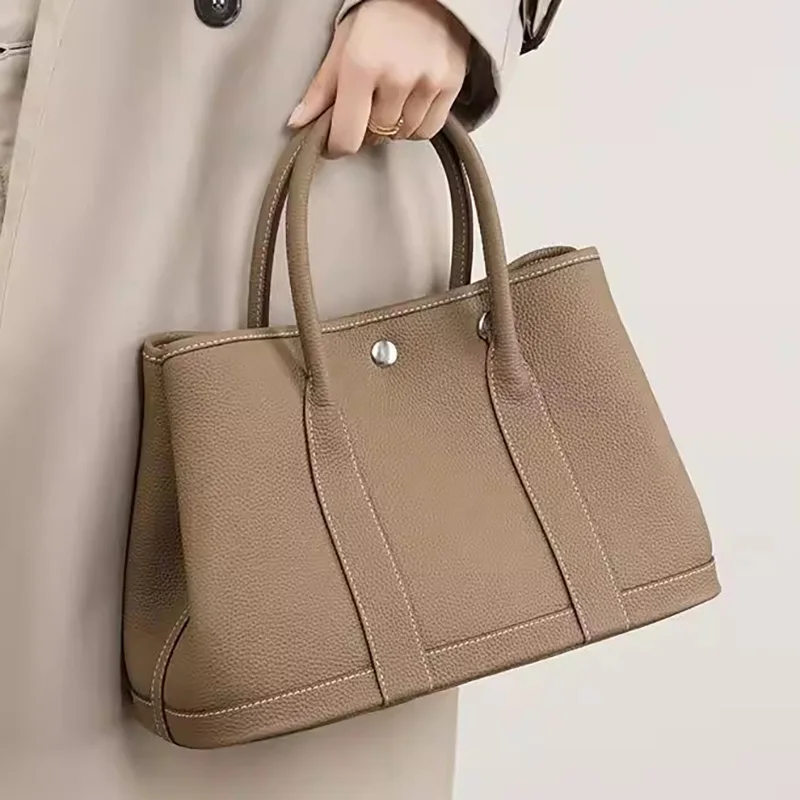 Fotografia 3: Bolsas femininas de couro sacola para compras bolsa de mão fashion