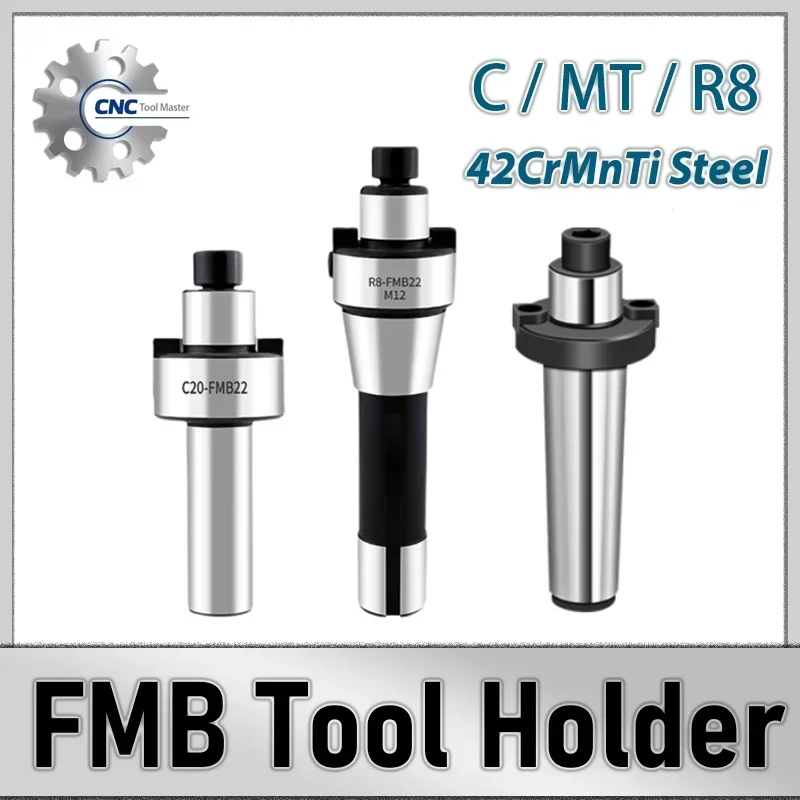 Adaptor Endmill Wajah MT2 MT3 MT4 R8 FMB22 FMB27 BT30 NT30 NT40 Arbor Shell Mill Tool Holder Drawbar Mesin Perkakas CNC