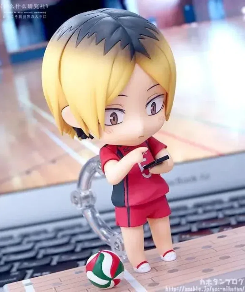 10 سنتيمتر أنيمي Haikyuu Kozume Kenma Q نسخة kawaii المشتركة استبدال عمل أرقام بولي كلوريد الفينيل نموذج تمثال زخارف مكتب دمية لعبة الهدايا