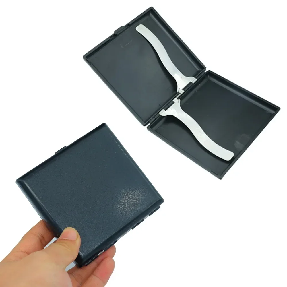 20 Sticks Gift for Men's Cigarette Box Cigar Case Metal Leather Smoking Accessories Cover Hold