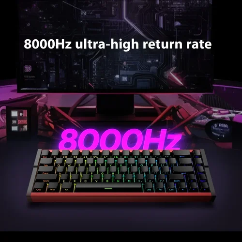 Imagen 2 del producto Irok MG68 ACE teclado con interruptor magnético teclado mecánico para juegos de aluminio con cable 8000Hz RT0.005mm para accesorios de PC regalo